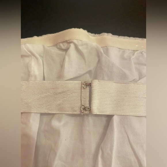 J. Crew Textured White Strapless Summer Dress Size 0 - Picture 7 of 9